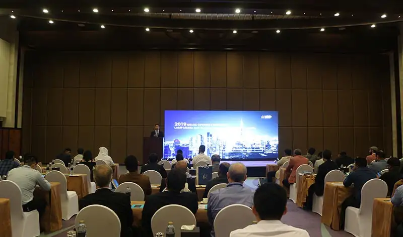 2019 GRAND OPENING CEREMONY, LAMP Middle East Service Center and New Product Release conference