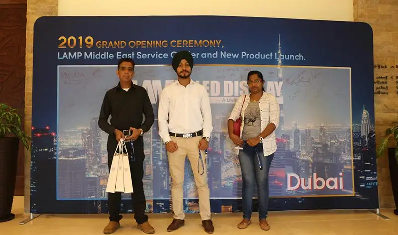 2019 GRAND OPENING CEREMONY, LAMP Middle East Service Center and New Product Release conference