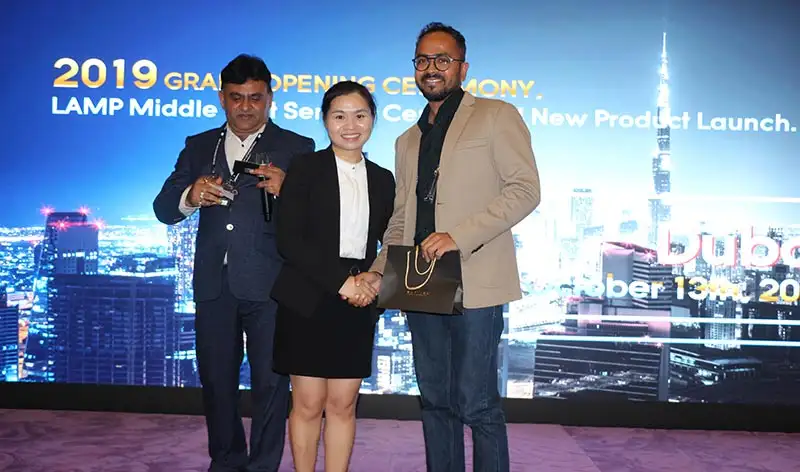 2019 GRAND OPENING CEREMONY, LAMP Middle East Service Center and New Product Release conference