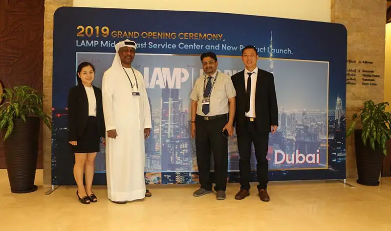 2019 GRAND OPENING CEREMONY, LAMP Middle East Service Center and New Product Release conference