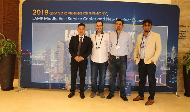2019 GRAND OPENING CEREMONY, LAMP Middle East Service Center and New Product Release conference