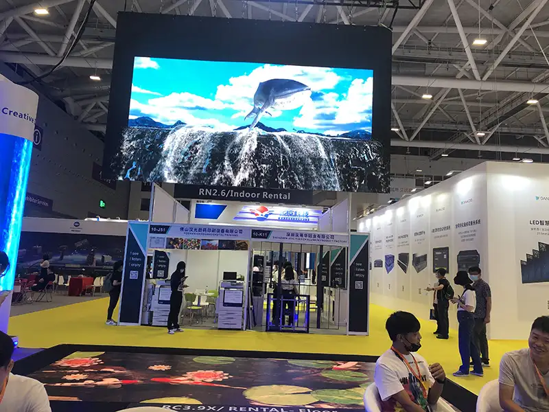 LAMP RN Series Rental LED Display Shine Brilliantly at ISLE 2021